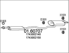Pot d'échappement Toyota CARINA