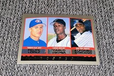 Felipe Lopez/Pablo Ozuna/Alfonso Soriano #203- 2000 Topps Baseball Card MLB