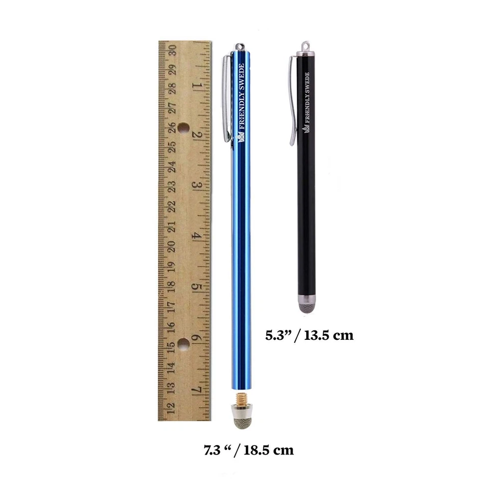 Extra Long Stylus Pen for Touchscreen — Set of 3 Micro-Knit 7.3" Capacitive S... - Image 2 of 4
