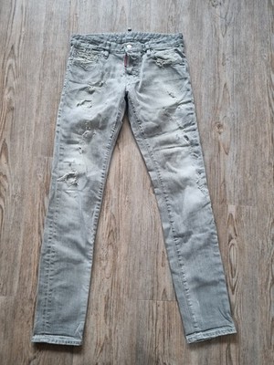Dsquared2 Jeans Hose Trousors Denim D2 Dsq2 Dsquared Grau Size 44 590 