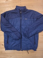 Patagonia Men's XL Nano Puff Synthetic Puffer Jacket Blue Full Zip