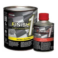 Sherwin-Williams Finish 1 4.1 VOC Black Enamel Sealer Undercoat Slow Quart Kit