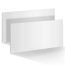 Aluminum Sheet Metal Plates 12x24" 1/8" Thick Smooth Surface 2-Pack Open Box