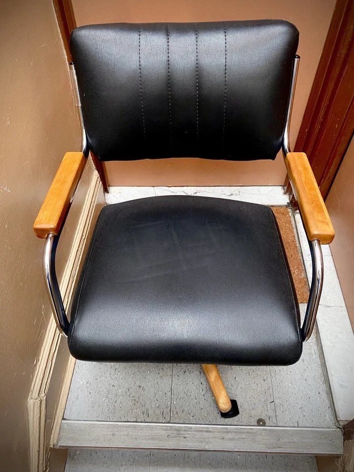 Silla giratoria Chromcraft Revington Midcentury Foto 2 de 4