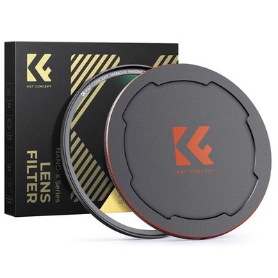 K&F Concept 58mm Magnetic MC UV Lens Filter + Magnetic Lens Cap | Nano-X Multi-C