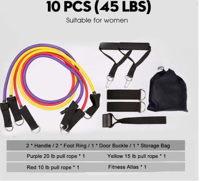 Conjunto de equipo de fitness banda de resistencia de rally - Varias variantes disponibles
