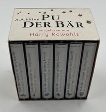 Pu Der Bär Hörspiel Kassetten Box Harry Rowohlt 6MC Set in Box Top Zustand