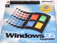Brand New Vintage Microsoft Windows 95 Upgrade 1997 CD Version