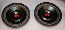 PAIR - Vintage MTX Road Thunder 10” Subwoofer Speaker RT1040 Made In USA
