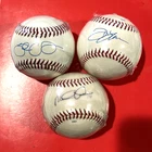 Lot of 3 Signed Baseballs