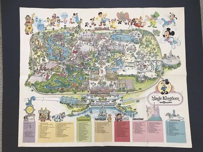 1979 Vintage DISNEY Magic Kingdom Walt Disney World Park