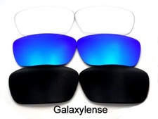 Galaxy Replacement Lenses For Oakley Fuel Cell Black Blue Clear Polarized 3Pair