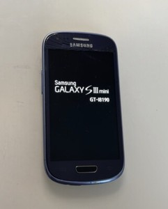 Samsung Galaxy S3 mini blau, defekt, Display Sprung, Teile Spender, Platine, ok