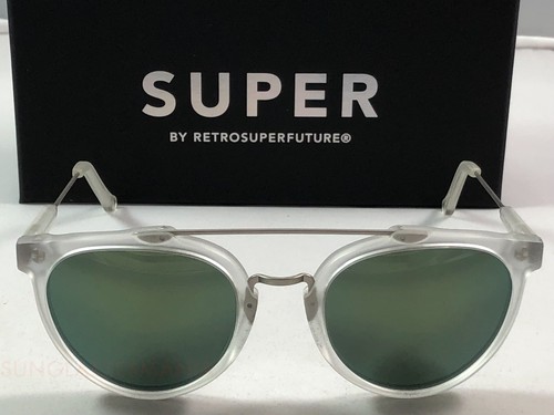RetroSuperFuture Giaguaro Crystal Petrol K4J Sunglasses 53mm NIB - Picture 2 of 2