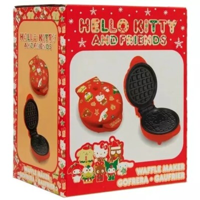 Uncanny brands Hello Kitty and Friends Holiday Waffle Maker New