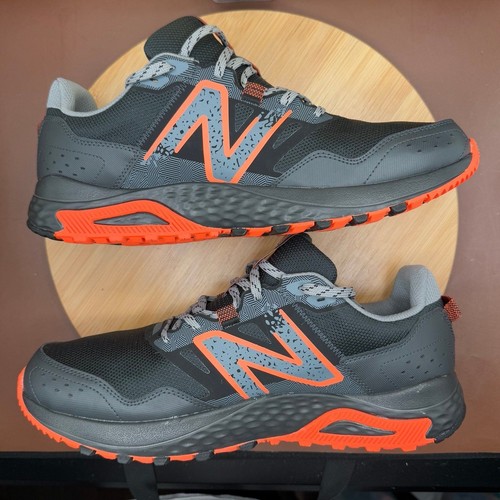 New Balance 410 V8 Trail Running Shoes Hiking Black/Orange Men’s Sz 13 2E - Picture 3 of 10