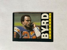 Gill Byrd 1985 Topps Rookie Football Card - San Diego Chargers #369 - NM