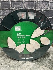 Home Accents Holiday 65 ft 100 LED Lights C9 Warm White Super Bright NEW