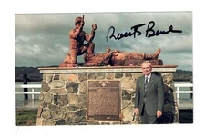 MOH Robert Bush U. S. Navy Marines  Signed Postcard