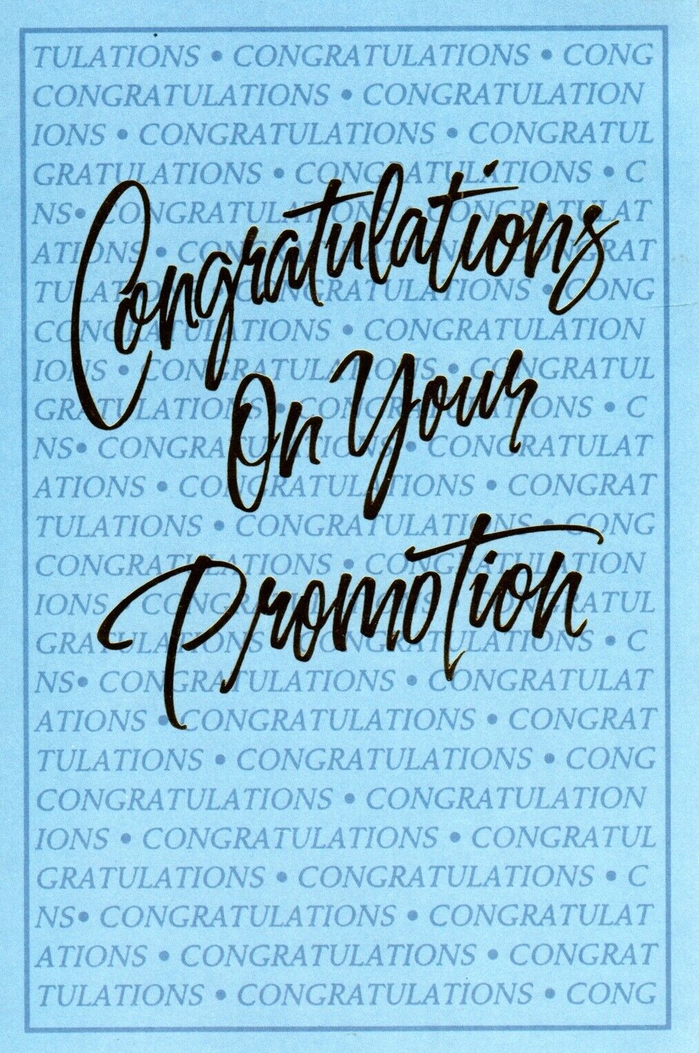 Congrats Congratulations On Your Promotion & Success Greeting ...