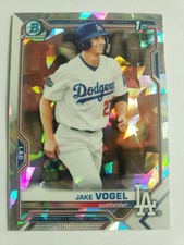 2021 Bowman Chrome Prospects ATOMIC REFRACTOR Jake Vogel