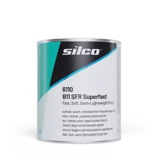 Silco B11 SFR Superfast Soft Lightweight Putty Quick Drying Body Filler- 3L Kit