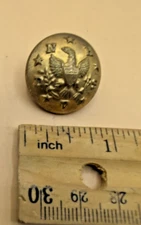 Post Civil War National Home for Disabled Veterans Soldiers uniform coat button