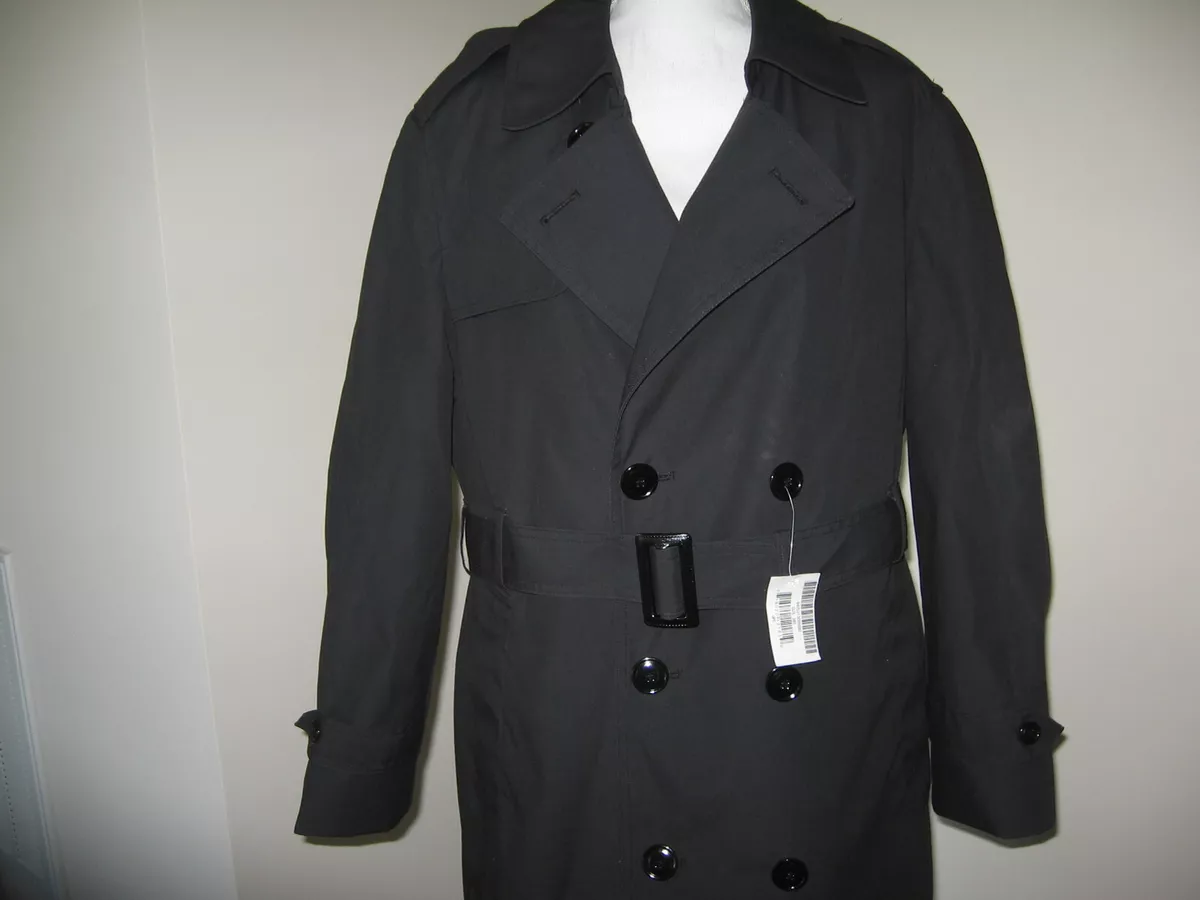 Burberry hotsell black raincoat