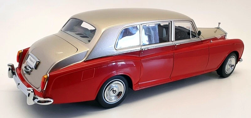 Kyosho 1/18 Scale 08905RLB -1968 Rolls Royce Phantom VI - Red/Light Beige - Image 4 of 4