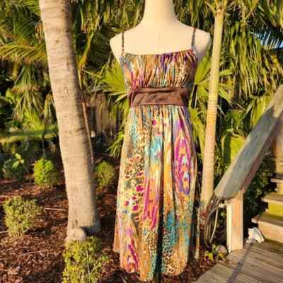 A Byer 90s Y2K Vintage Milkmaid Baby Doll Sz S Spaghetti Strap  Slip Dress NWT