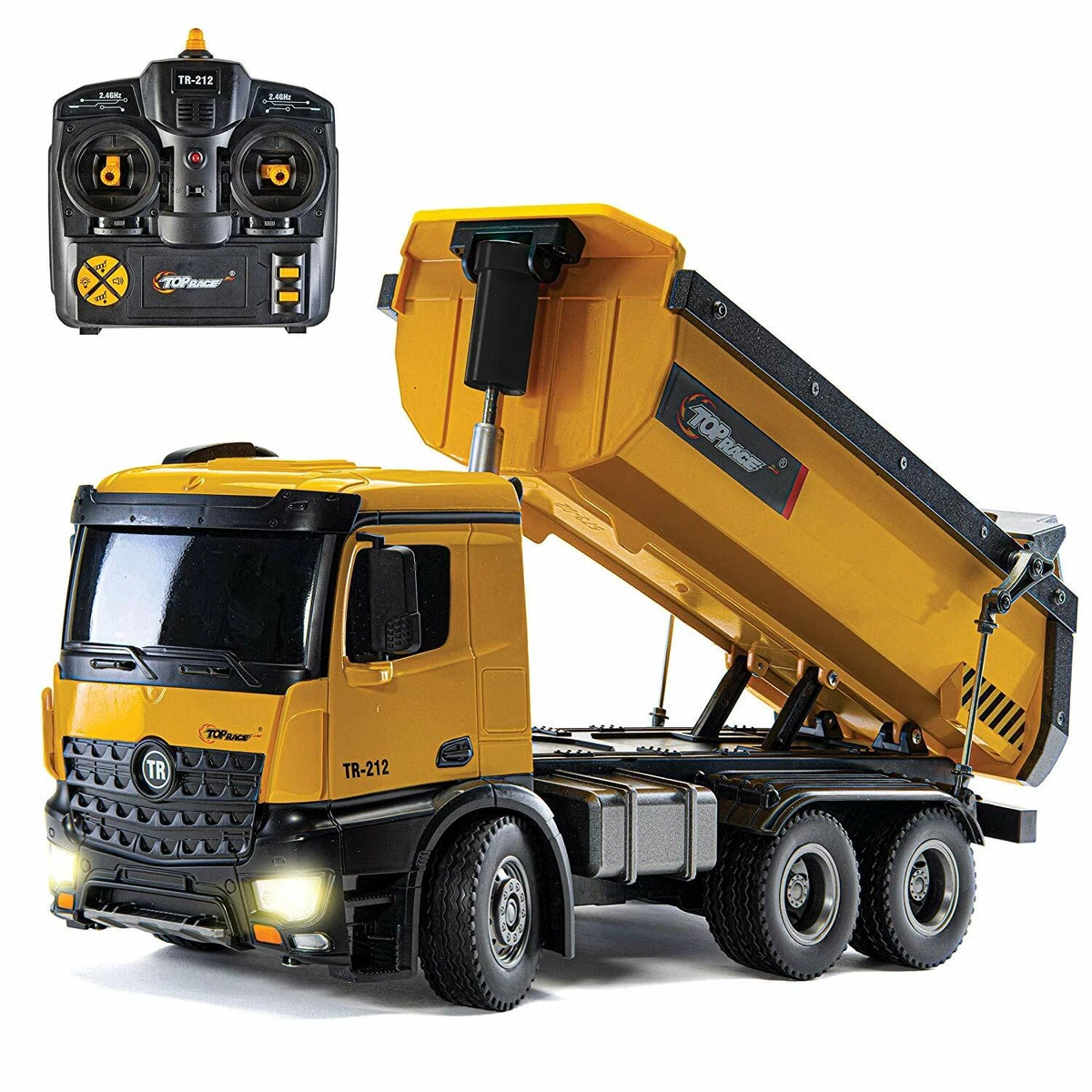 Top Race Large 10 Channel Electric Remote Control Dump Tipper