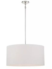 Minka Lavery Palmetto 6 Light Pendant, Polished Nickel