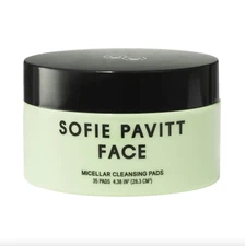 SOFIE PAVITT FACE Micellar Makeup Removing Cleansing Pads, Free Ship! (35 pads)
