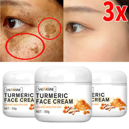 Turmeric Cream Remove Wrinkles Dark Spot Corrector Tumeric Face Whitening Cream - Picture 1 of 16