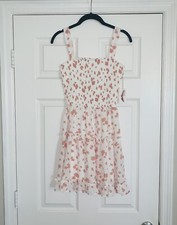 Women s Smocked Fit Flare Floral Dress