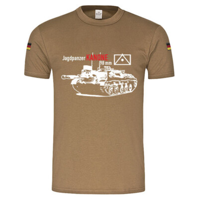 BW Tropen Jagdpanzer Kanone 90mm PzJgKp BW Kanonenjagdpanzer Tropenshirt #15096