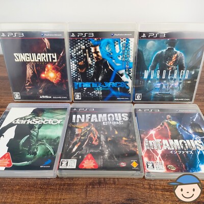 PS3 Infamous 1 2 Singularity Dark Sector Mind Jack Murdered Japanese PlayStation