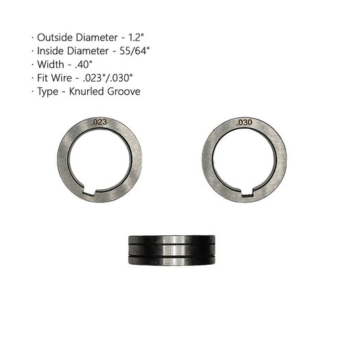 Drive Roll .023 .030 .035 .045 Knurled V U-Groove Wire Feed For MIG Welders New - Picture 78 of 90