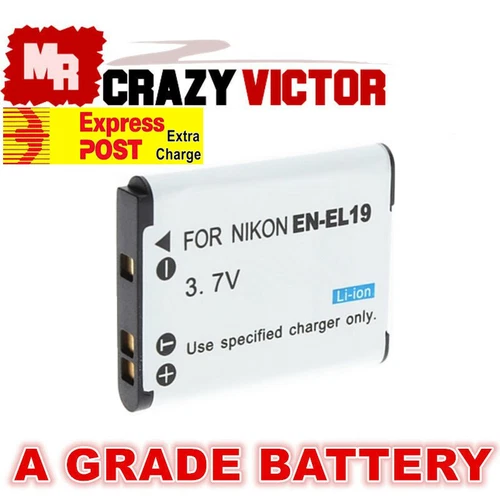 EN-EL19 Battery For Nikon Coolpix S32 S33 S100 S2500 S2600 S2700 S2750 S2800 - Picture 1 of 1