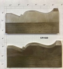 5/16 Corrugated High Speed Steel Molding Knives - Crown Molding Profile -