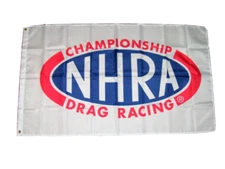 NHRA 3'X5' FLAG BANNER DRAG RACING MAN CAVE GARAGE SGOP WALL DECOR FAST SHIPPING