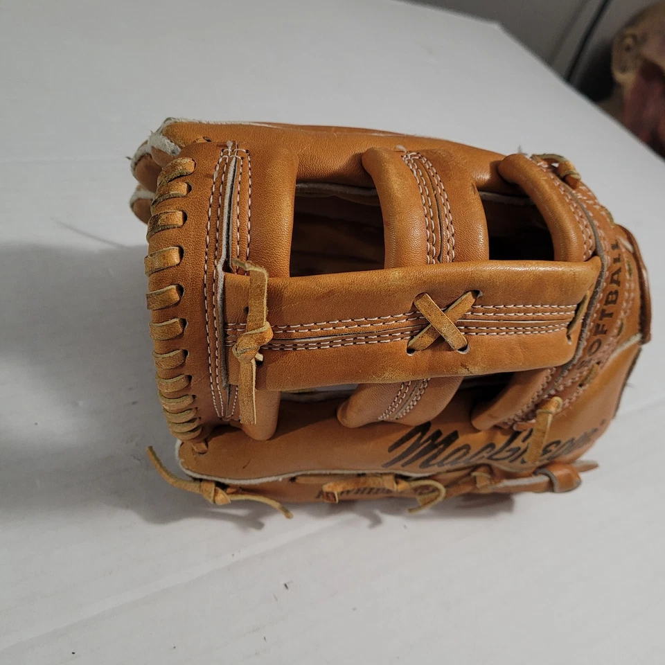 Guante de softbol vintage MacGregor SB6 Eddie The King Feigner Taiwán LHT Foto 4 de 4