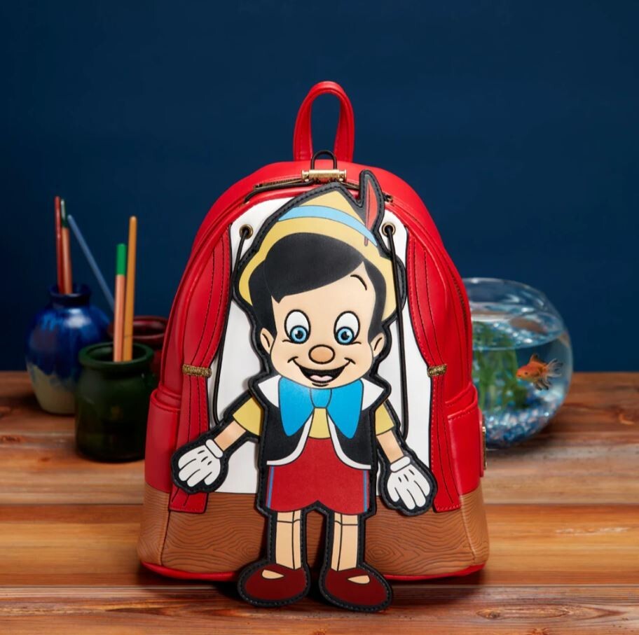 Loungefly Disney Pinocchio Marionette Mini Backpack (NEW  display picture 3