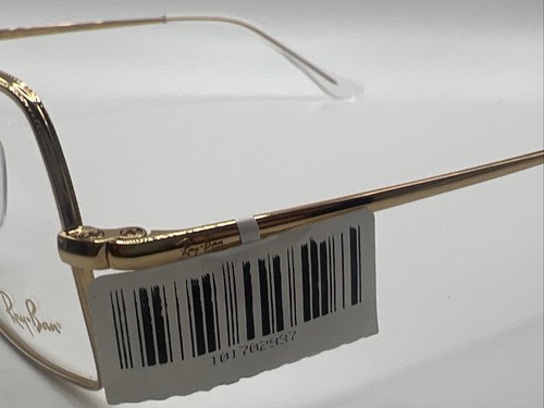 Rayban 1969V Rectangle Gold 3086 51/19 140 Womens Eyeglass Frames LL5 - Picture 6 of 17