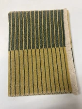 Pashmina weaving scarf cashmere Yellow/green
