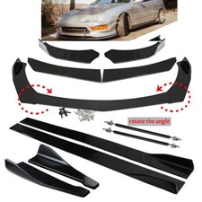 Front Bumper Chin Lip Splitter Spoiler Body Kitstrut Rod For Acura Integra Front Bumper Chin Lip Splitter Spoiler Body Kitstrut Rod For Acura Integra