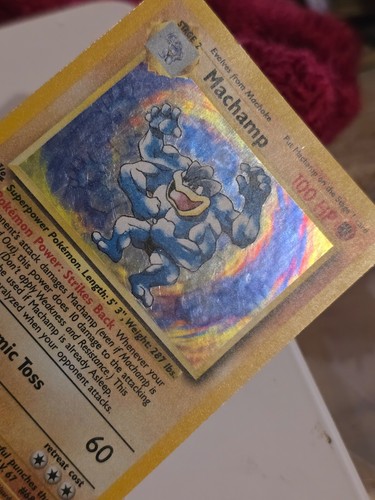 😻 Pokemon MACHAMP * 1st Edition * Base Set 8/102 * HOLO * LP + (G) - Picture 8 of 10
