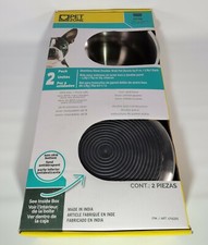 Dog Food Bowl Hygienic Stainless Steel Non-Skid Base Pet Zone 2 Pack - NEW