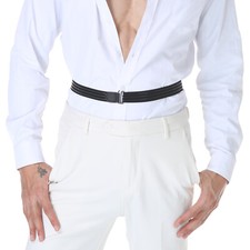 Shirt Stay Belt Keep Tucked Non-slip Holder Strap Adjustable two-sided silicone