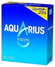 Aquarius Sports Drink Powder 1 box, Coca Cola Japan  (48g x 5 packs per box)
